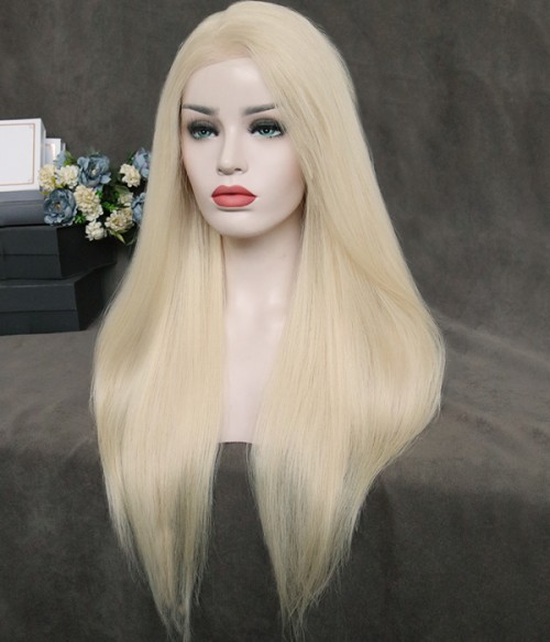 platinum blonde real hair wigs
