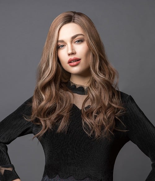 8.5"x9" Melanie | Mono Top Remy Human Hair Topper - UniWigs ® Official Site