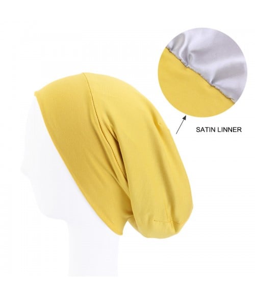 Satin Turban Cap Headwear Hats, Silk Turban Cap Headwear Hats