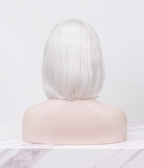 Cassia | Platinum White Bob Synthetic Lace Front Wig - UniWigs ® Official Site Cassia | Platinum White Bob Synthetic Lace Front Wig - UniWigs ® Official Site
