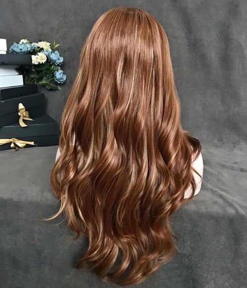 ginger layered wig