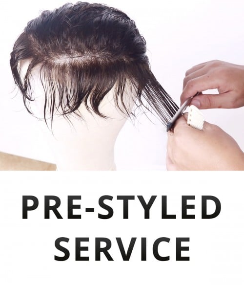 Pre-Style Service to Men's Hair System - UniWigs ® Official Site