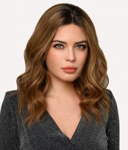 Chic | Brown Balayage Remy Human Hair Lace Front Wig