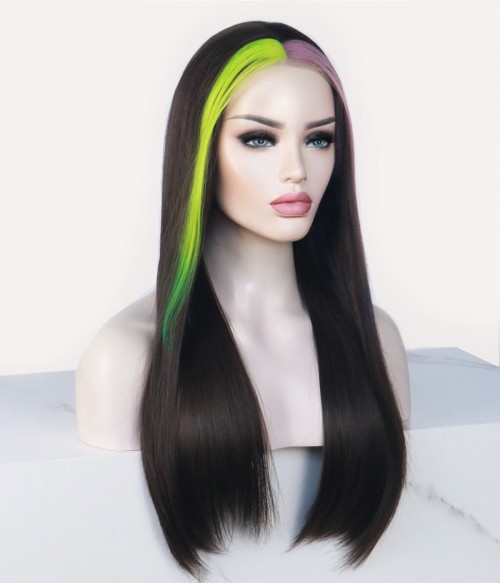 DESTINY GREEN LACE WIG-RINGLET 20 Elevate your style with the DESTINY GREEN  LACE WIG-RINGLET 20! Experience a long, layered look with…