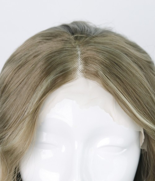 Cream ombre factory lace front wig