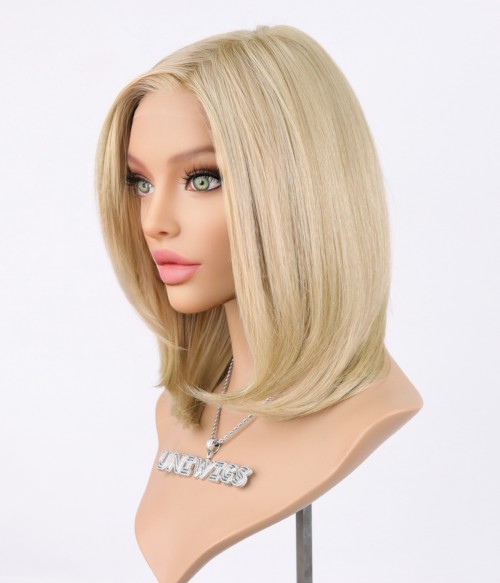 Blonde Lace Front Hand Tied Top high quality Wig NWT