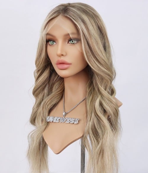 Blondie  Platinum/ Icy Blonde Long Synthetic Lace Front Wig - UniWigs ®  Official Site