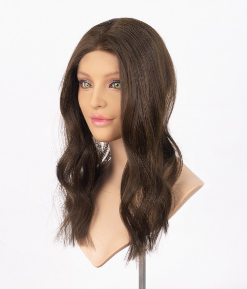 24” Straight high quality Brazilian Human Hair Natural (dark)