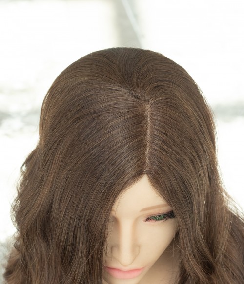 Med Warm Brown Lace Front Hand Tied Top retailer Wig NWT