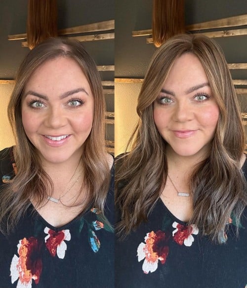 7" x 8" Upgrade Courtney Mono Top Human Hair Topper | With Pre-cut Layers