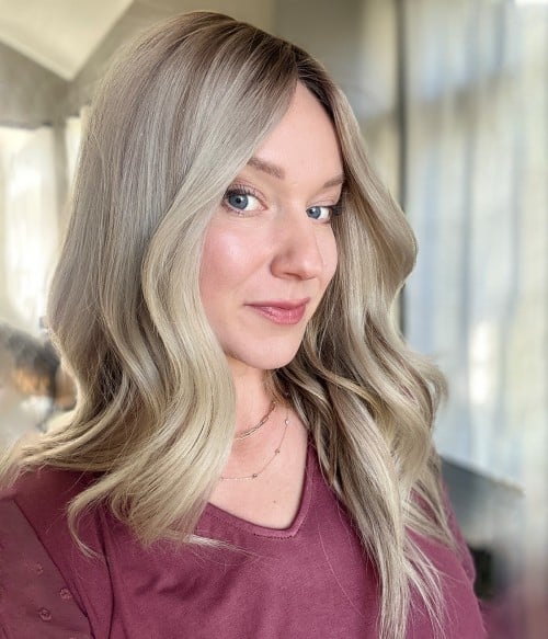 9” x 9” HATTIE SILK TOP BLONDE BALAYAGE HUMAN HAIR TOPPER - UniWigs ® Official Site