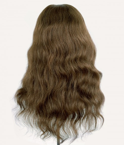 Vespera Naturally Wavy Remy Human Hair Lace Top Wig TopComfort