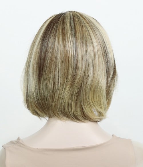 Deborah Mono Top Blonde Synthetic Wig With Lowlights Heat