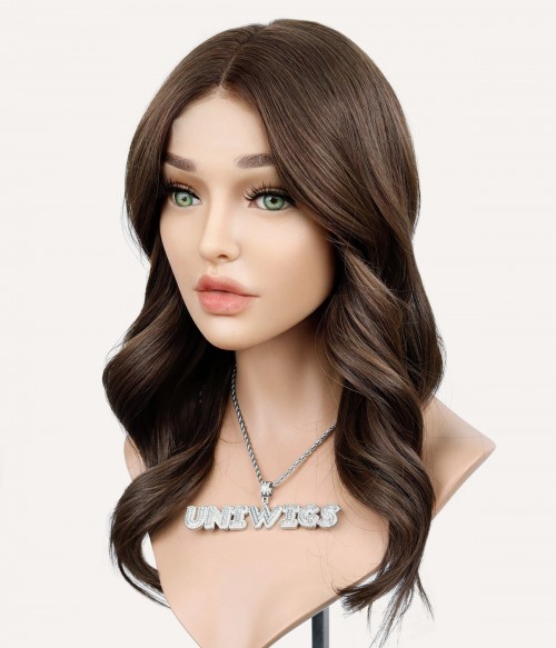 Jade Human Hair Lace Top Wig Natural Look Comfort UniWigs