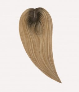 Clearance | 6” x 6” UPGRADE CLAIRE MONO TOP REMY HUMAN HAIR TOPPER WITH BANGS | LACE FRONT