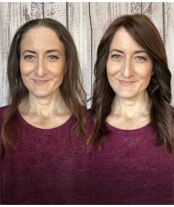 8.5” X 9” Aida Mono Top Human Hair Topper| Lace Front