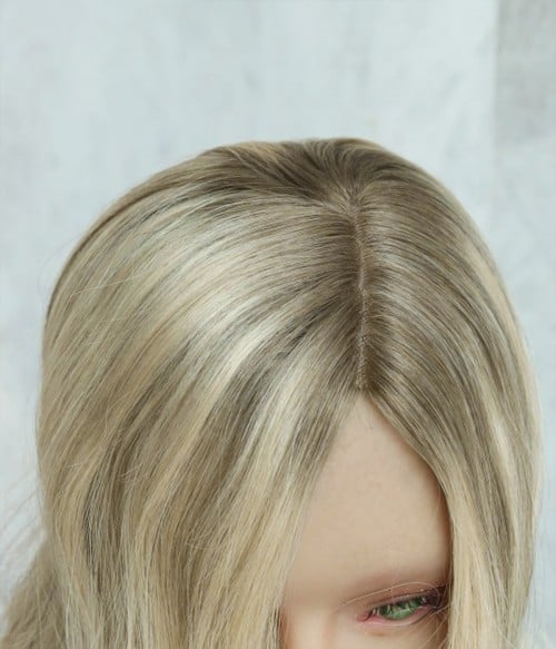 Blonde wig topper hotsell