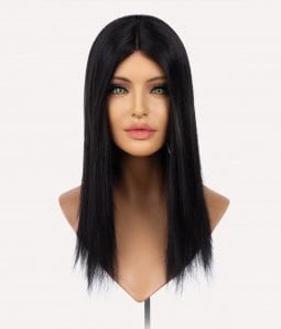 Clearance | 6.5” X 6.5”FULL HAND-TIED HUMAN HAIR TOPPER | LACE FRONT| With Halo-wire