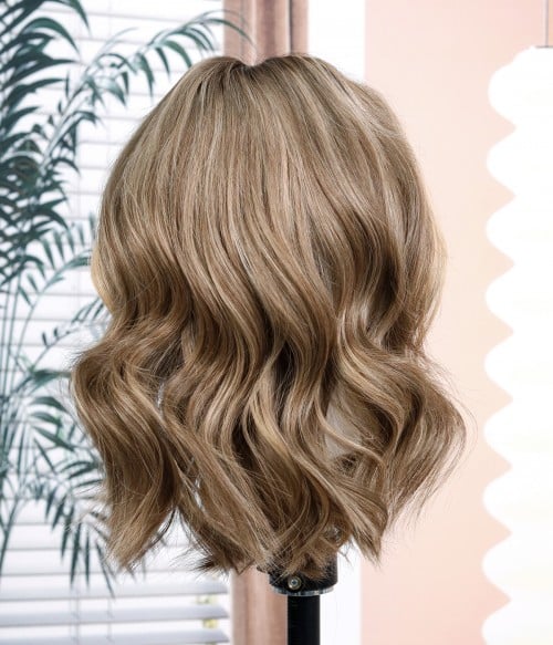 Star B | Bronde Balayage Remy Human Hair Lace Front Wig - UniWigs ® Official Site