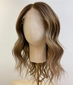 Star I | Brunette Balayage Remy Human Hair Lace Front Wig