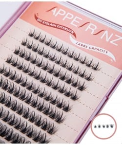 Appearanz Self-Adhesive Glam Spikes Cluster Lashes 12-18mm Length