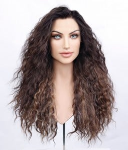Sample Wig Style S2 | Curly Wavy Lace Front Synthetic Wig | Final Sale