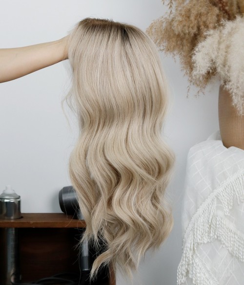 Balayage B Long Hair Extensions Balayage Halo Human Hair Extension