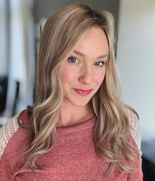 PRE-ORDER | 7" X 8" Upgrade Courtney Mono Top Human Hair Topper | in Almond Frost & Light Permafrost