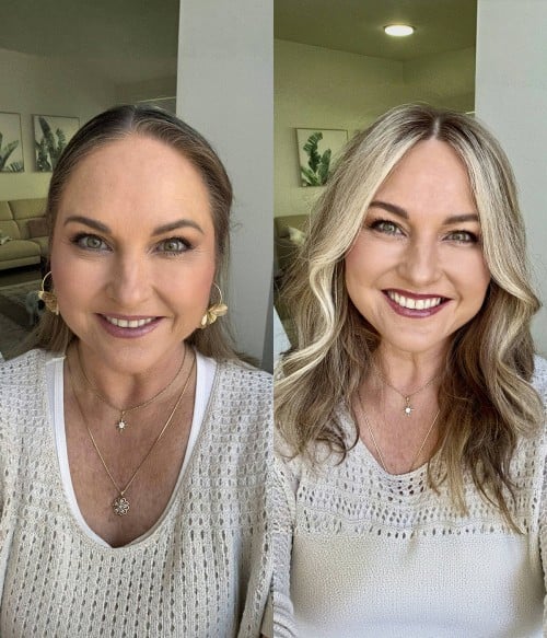 Closed Lace | 8.5” x 9” Breeze | Ultra-breathable Human Hair Topper | Ponytail Topper| Low Density