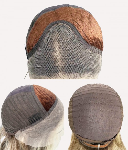 Modern Luxe | Light Brunette Long Wavy Synthetic Lace Front  display picture 2