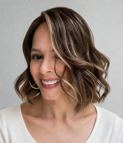 7" x 8" Upgrade Courtney Mono Top Human Hair Topper | European Hair | Low Density