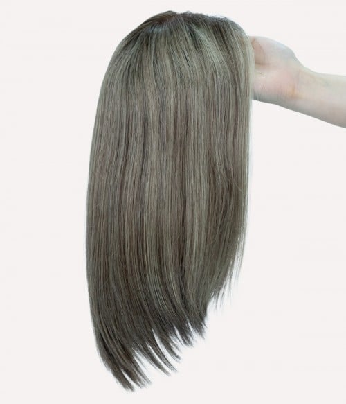 Clearance | 8.5” x 9”  Lace Front Human Hair Topper | Final Sale