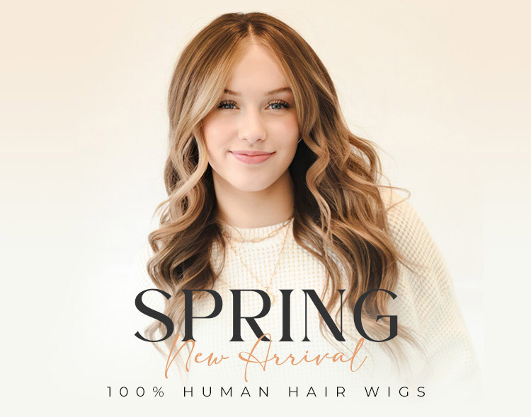 100% HUMAN HAIR WIGS