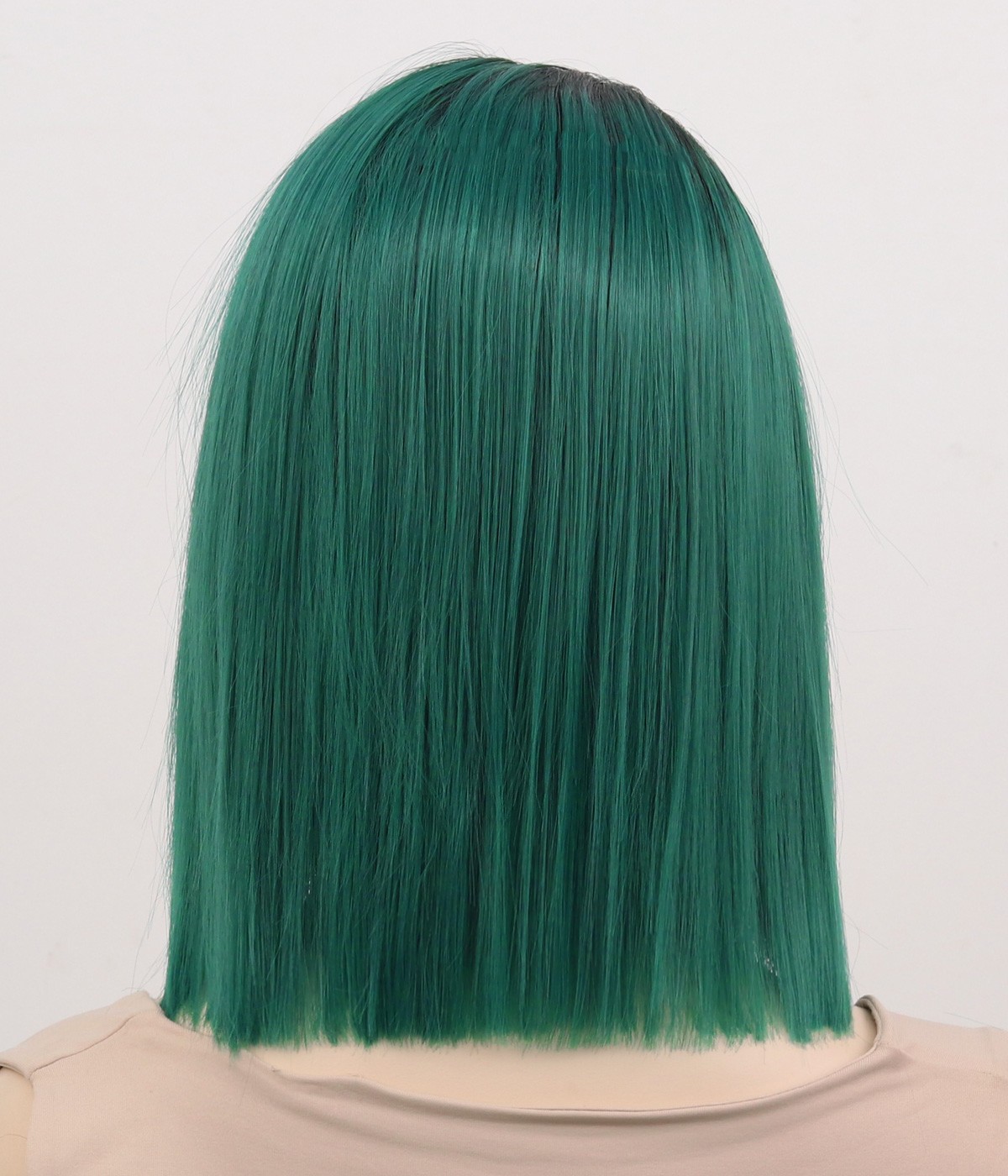 Emerald Velvet | Dark Emerald Green Bob Straight Synthetic 