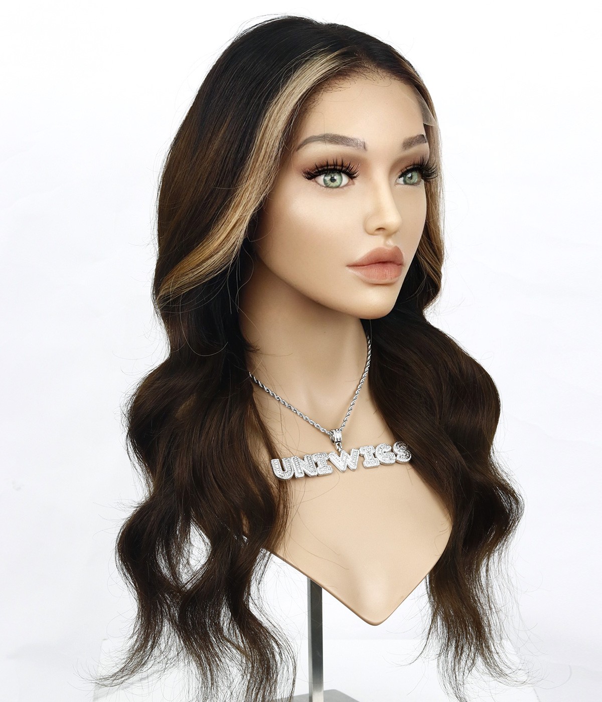 Human hair lace front wigs outlet sale