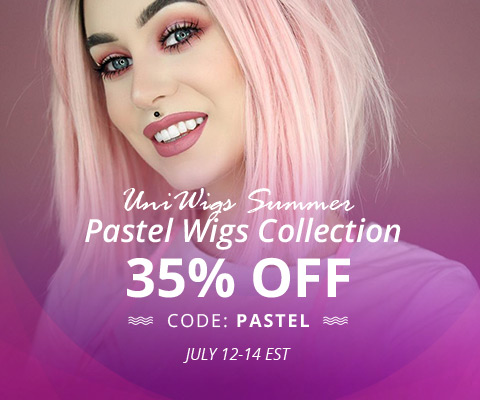 uniwigs trendy 2018 summer pastel wigs collection
