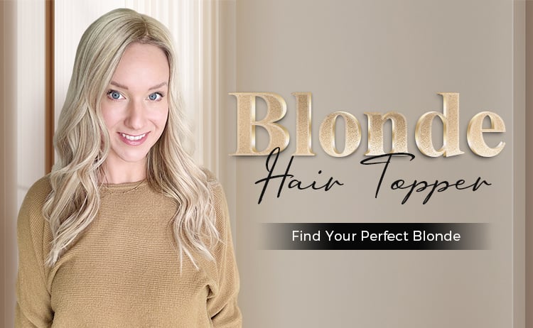 blonde hair toppers