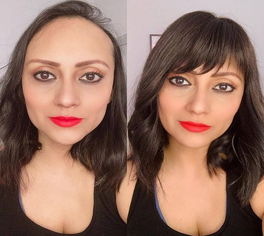 6"x6" Amber | Silk Top Human Hair Topper with Bangs