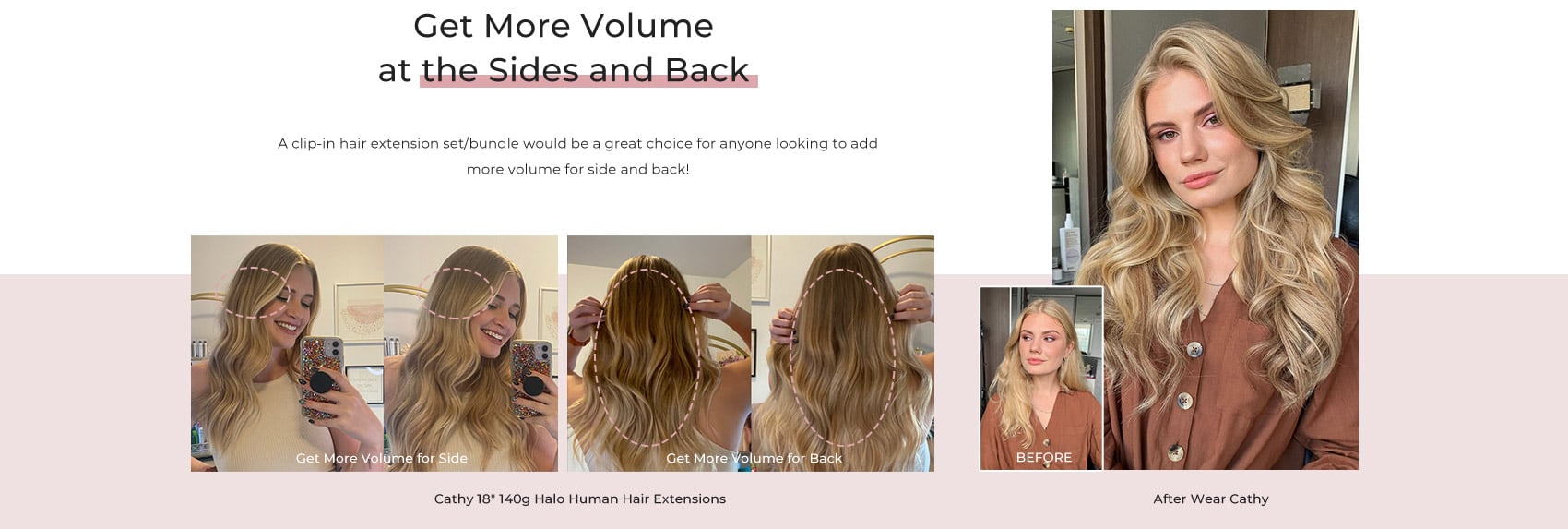 Get More Volume at the Sides and Back