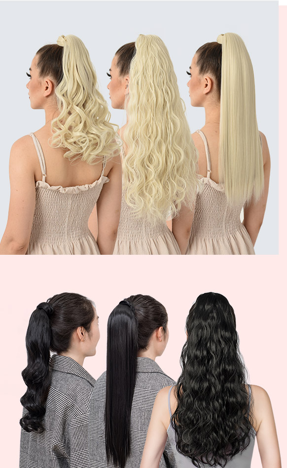 Riley 20" Wrap around Synthetic Ponytail Extension