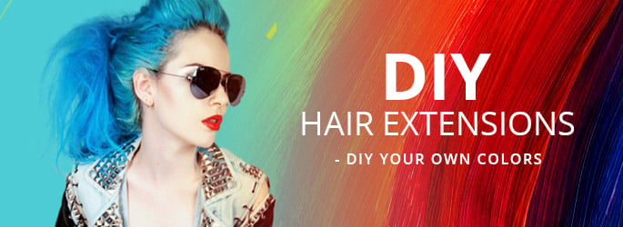DIY hair extensions